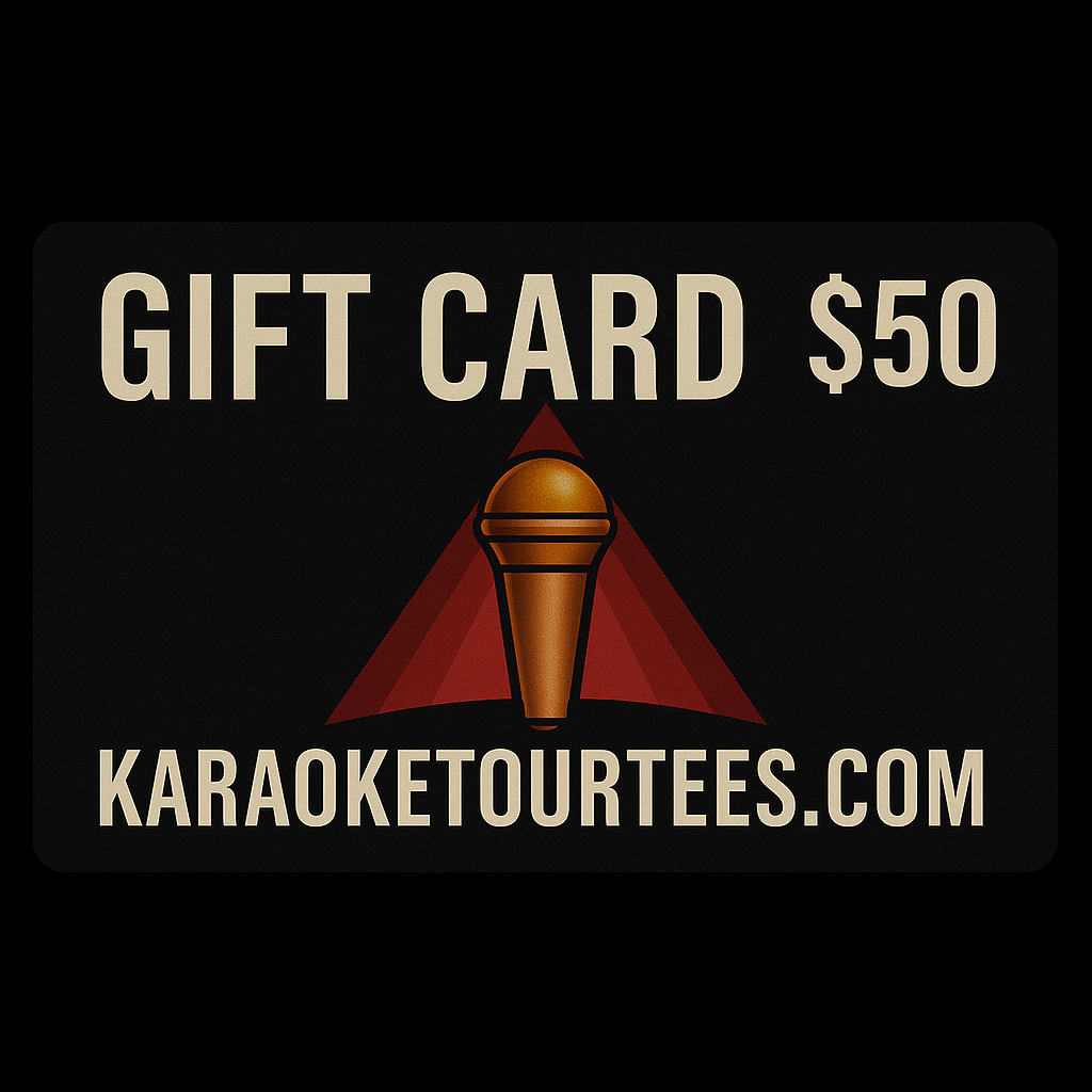 Karaoke Tour Tees Gift Card