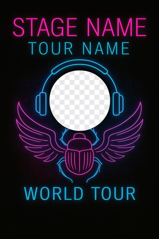 Neon Scarab